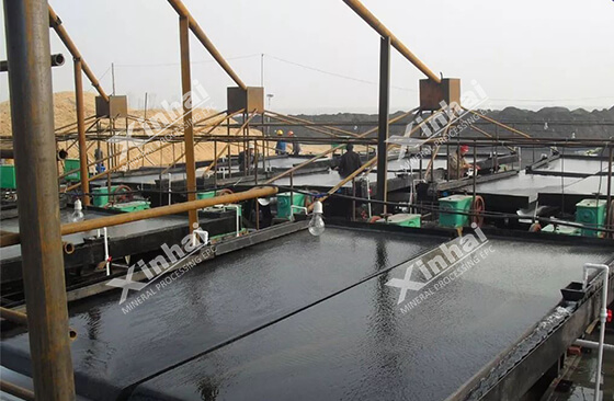 gold shaking table in Zambia gold gravity separation plant.jpg
